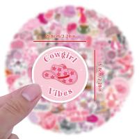Pegatinas De Cowgirl Disco Rosa 10/30/50/110PCS Estilo Cartoon Graffiti Para Equipaje Laptop Guitarra Coche Bicicleta Scrapbooking - details 3