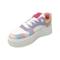 Eva Zorteon- Deportivas de Mujer con plataforma con cordones de cuerda, Marca Fashion Bella . - details 0