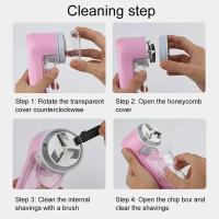 Limpia Ropa Eléctrico USB Recargable Pelusa Rascador Teléfono Móvil Pantalla Lint Remover Trimmer Cinturón Lavie Life Blanco Negro - details 21