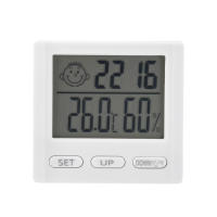 Termómetro Y Higrómetro Digital LCD Aideepen 0-50℃ Monitor Magnético De Temperatura Y Humedad Multifuncional Con Reloj Para El Hogar Interior - details 2