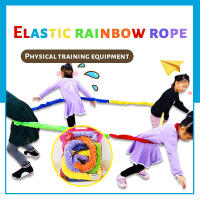 Banda Elástica Arco Iris De Tela Para Correr Y Juegos De Equipo Al Aire Libre Equipo De Entrenamiento Físico Para Jardín De Infantes Y Deportes Para Niños - details 8