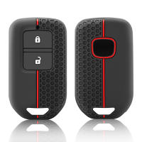 Funda De Llave De Coche De Silicona Para Honda Fit Vezel City Civic Jazz BRV HR-V Shuttle GP8 Carcasa Protectora Con Llavero - details 4