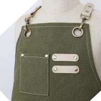Delantal De Lona Para Niños Delantal De Cocina Y Pintura Delantal Infantil Para Bebés Smock De Cocina Y Comedor - details 1