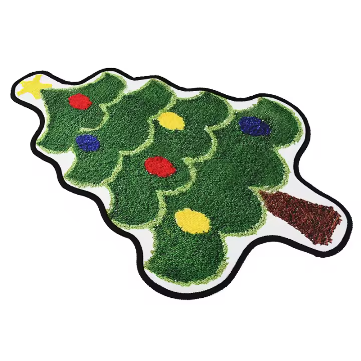 Alfombra De Árbol De Navidad Antideslizante Para Entrada Dormitorio Baño Toilette Decoración De Casa Regalo De Año Nuevo 2025 - 1