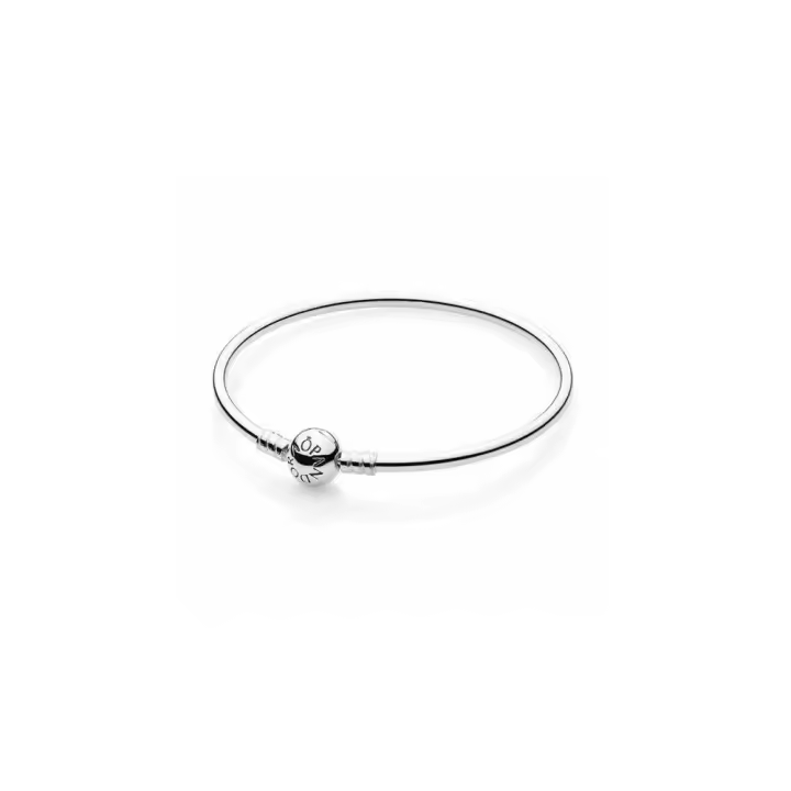 PA590713-19 - Pulsera Pandora de aro rígido de plata con cierre de Pandora. 590713-19. Talla 1 PA590713-19  Silver PANDORA - 1