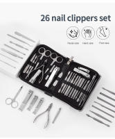Kit De Manicura Y Pedicura En Acero Inoxidable Herramientas De Cuidado De Uñas Y Pies Incluye Tijeras De Cutícula Y Afeitadora De Pies Vchose - details 1
