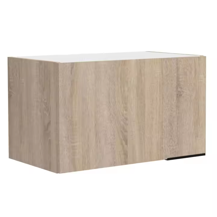Módulo Cocina Superior Arko Modelo Estrecho para Cocina con 2 Puertas en color Roble Áspero y Negro 60x36x36 cm - 1