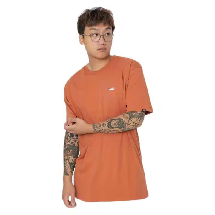 Camiseta de Manga Corta Vans Mn Left Chest Logo para hombre en color naranja - 1
