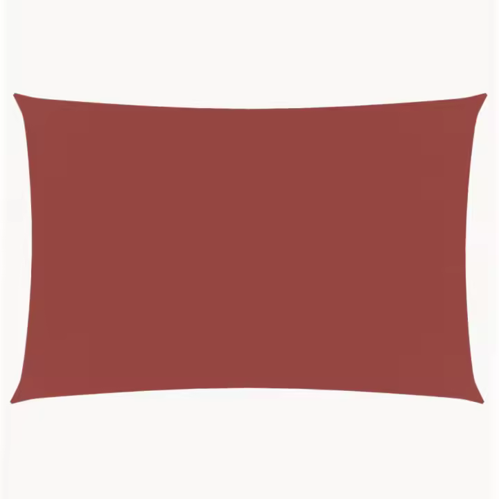 Toldo de Vela de lona rectangular Oxford terracota 2x5m - 1