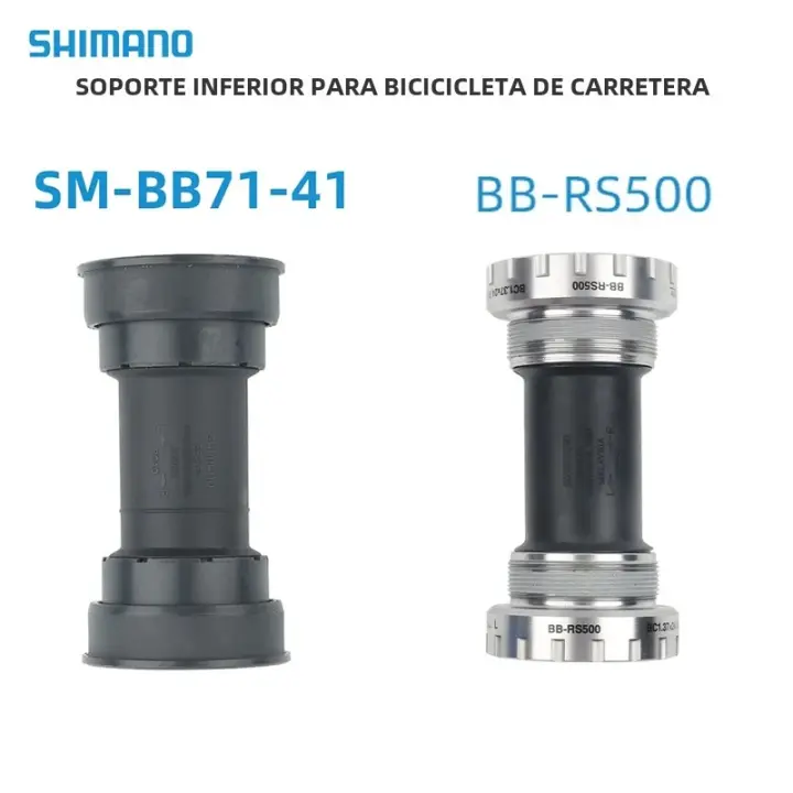 Engranaje Inferior De Bicicleta De Carretera Shimano BSA RS500 68/73 Press Fit BB71 86.5mm Piezas Originales Para Bicicleta De Carretera - 1