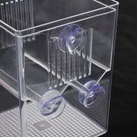 Acuario Multifuncional Para Peces Caja De Cría Y Aislamiento De Peces Material Acrílico Claro Alta Transparencia Tangente Doble Para Guppys Y Hidratación De Crias - details 6