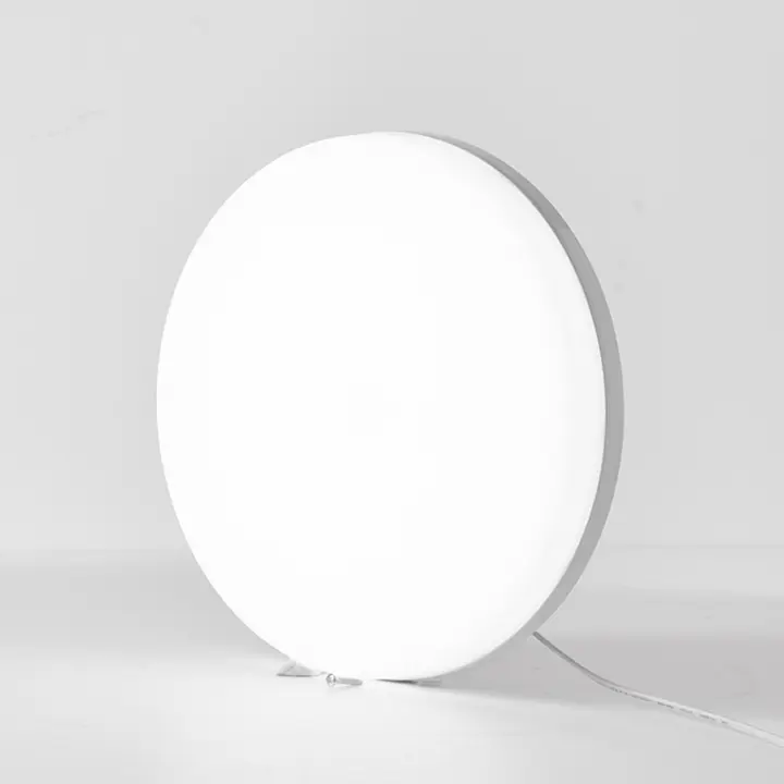 Lámpara De Techo LED Ultrafina Y Redonda Para Habitación Iluminación Moderna Para El Hogar Luz De Habitación Con Fuente De Luz Incluida Control De Brillo Y Montaje En Superficie - 1