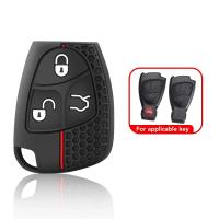Funda De Llave De Coche En Silicona Para Mercedes Benz C B E Class W203 W211 W204 YU BN CLS CLK Accesorio De Automóvil - details 2