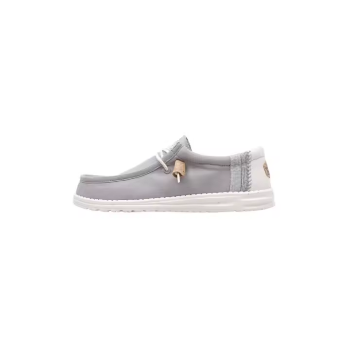 Hey Dude WALLY LINEN NATURAL Zapatos Planos Hombre Gris - 1