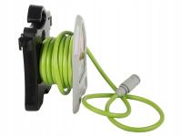 Manguera de riego con enrollador y pistola rociadora, 10 metros de longitud, media pulgada, resistente y flexible, ideal para jardín, terrazas y lavado de coches, sistema ajustable con múltiples modos de riego, fácil almacenamiento - details 3