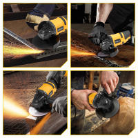 MELLWIN Amoladora Angular Inalámbrica 125mm M14 Sin Escobillas 12000PRM Para Batería Makita Herramienta De Polido Y Amolado - details 6