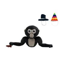 Juguete De Peluche Gorila HATEEMO Decoración Divertida Para El Hogar Regalo De Cumpleaños Para Niños Y Amigos Aficionados Al Juego Material De Peluche Corto Relleno De Algodón PP Tamaño 22cm Unisex - details 3