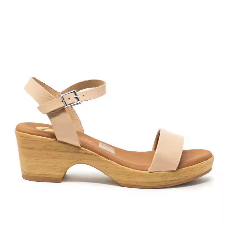 TINA KIZ 5376 Sandalias plataforma mujer 31523 24V SANDALIA CHAROL NUDE - 1