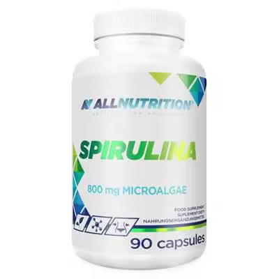 ESPIRULINA 90 cápsulas - ALLNUTRITION - APOYA EL METABOLISMO Y LOS PROCESOS DIGESTIVOS - 1