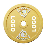 ALLINLIFE Discos Pesas de Hierro Fundido,Hole de for 50MM, 1.25kg,2.5kg,5kg,10kg,15kg,20kg,20kg,gym cast iron calibrated competition powerlifting weight steel plates - details 7