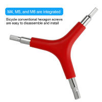 Llave De Hexágono Y-Tipo 3 Caminos 4/5/6mm Herramientas De Reparación De Bicicleta Trigeminal Spanner Ciclismo Accesorios MTB Para Mountain Bike - details 6