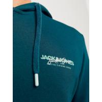 Jack & Jones Hombre Sudadera con Capucha y cierre cremallera Mod JJALVIS logo estampado Moda Casual Informal REF 256847 - details 3
