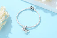 Encantos De Mariposa Para Mujer Platinados En Oro Cuentas De Hidraulida Y Ladybird Con Cristales Para DIY Pulseras Y Collares Joyería De Lujo - details 3