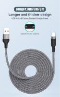 Cable USB Tipo-C Tejido NNBILI 6A Para Samsung Huawei Xiaomi Switch Sony PS5 Longitudes Variadas 8M 5M 3M 2M 1.5M 1M Carga Rápida - details 1