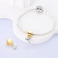 Encantadores Colgantes De Animales De Plata Para Mujer Joyería De Pulsera Y Collar Forma Irregular Sin Certificación - details 137