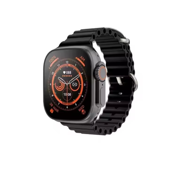 Smartwatch sapt 2.09" | Bluetooth 5.0 | Monitoreo de Frecuencia Cardíaca, Presión, Oxígeno y Temperatura | Modo Multideporte | Llamadas y Música Bluetooth | Notificaciones Redes Sociales | Batería de 360mAh | Compatible con iOS y Android 📲⌚ - 1