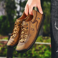 Zapatos Casuales Para Hombre En Cuero Mocasines De Alta Calidad Confortables Y Antideslizantes Para Exterior Clásicos De Tobillo - details 5