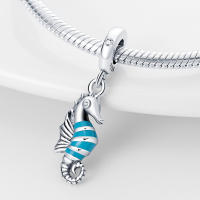 Encantos De Tortuga Marina Caracol Sirena En Plata De Ley 925 Para Pulseras Originales Accesorio De Joyería Regalo - details 3