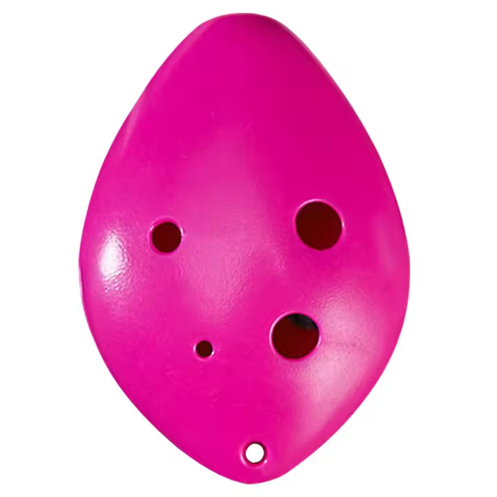 Flauta Cerámica Con 6 Agujeros Silbato Portátil Con Libro De Canciones Y Cadena De Cuello Instrumento Musical Para Niños Regalos Para Niños - 1
