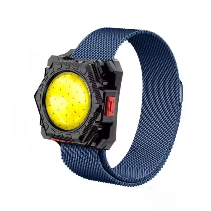 Linterna LED Portátil Recargable USB Mini Linterna De Pulsera Para Deporte Al Aire Libre Luz De Mano Antigua Linterna De Correr - 1