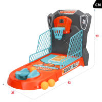 COLORBABY - Mini canasta baloncesto infantil, juego de mesa, basket electrónico, con marcador y lanzador, 3 niveles, control de tiempo, incluye 3 pelotas, juego de puntería - details 3