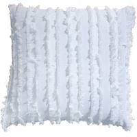 Cojín Decorativo 45x45 cm Alo Home | 100% Algodón con Cremallera y Relleno | Diseño con Flecos |  Mostaza, Beige o Blanco - details 6