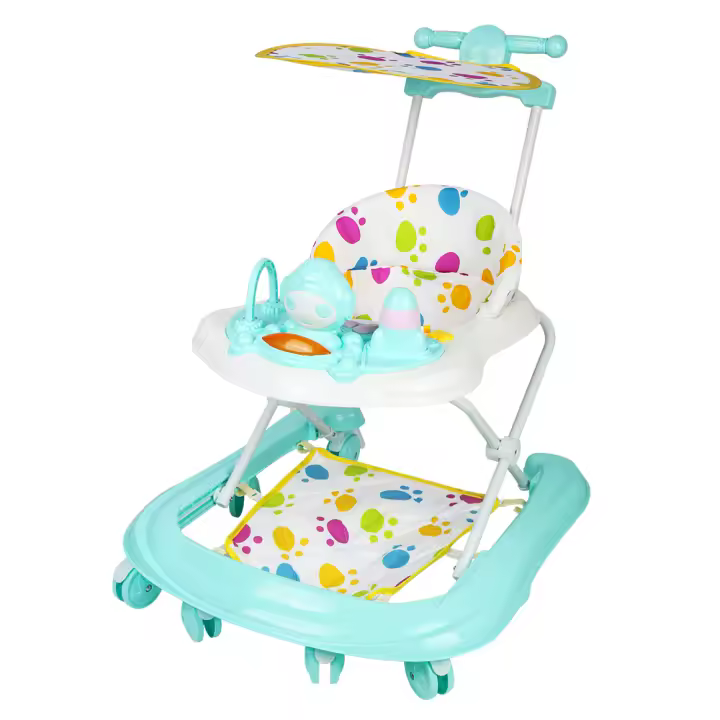 Andador plegable con música y mesa de juego, regulable en altura | A partir de 6 meses - 1