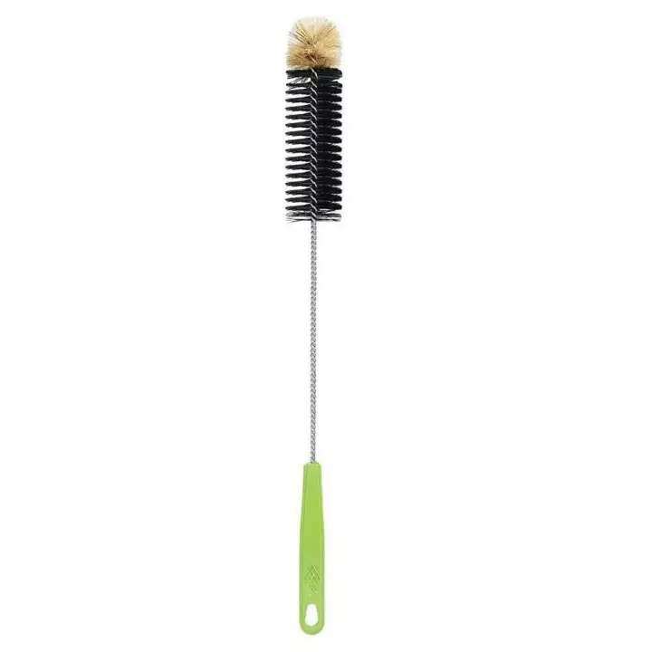 Cepillo De Limpieza Para Botellas Largas Multifuncional Con Agujero Para Colgar Escobilla De Limpiador De Vaso De Cristal Y Vino Para Decantador De Agua Y Cerveza - 1