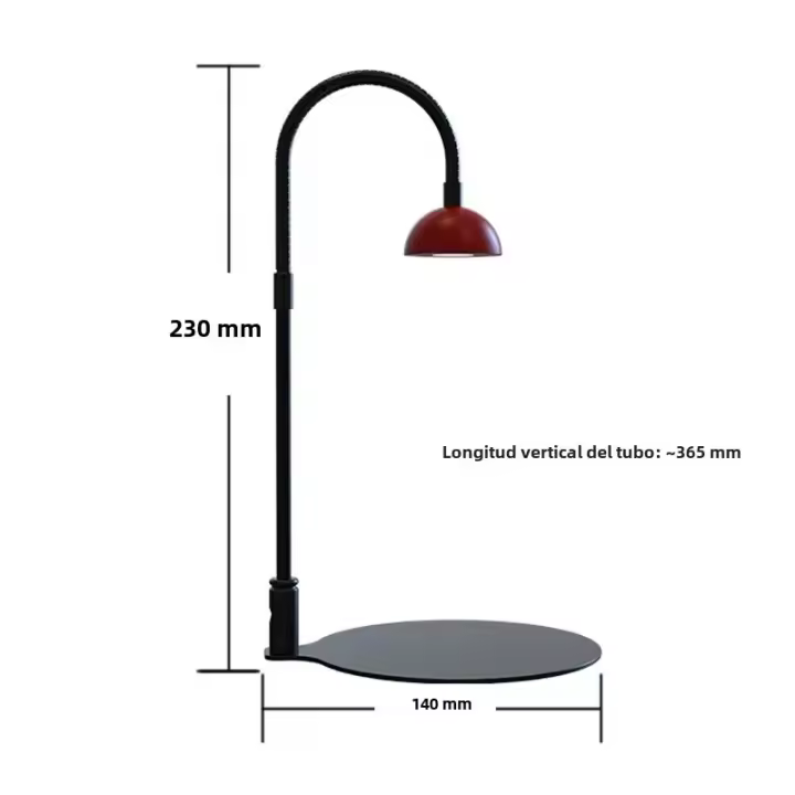 Lámpara De Crecimiento Para Plantas Interiores Con Timer Espectro Completo Lámpara Pequeña Para Luz De Cultivo En Escritorio Terrario De Vidrio - 1