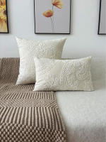 Cojín De Decoración Bordado Sin Inserción 1pc Para Sala De Estar Dormitorio Sofá Cubierta De Almohada De Poliéster 100% Para Hogar - details 0