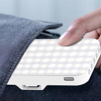 Luz De Rellenado Para Videoconferencia LED Recargable Con Clip Para Teléfono iPhone Android iPad Laptop Maquillaje TikTok Selfie Vlog - details 10
