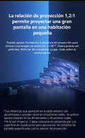 Mi Smart Projector 2|Pantalla impresionante de hasta 120" | Corrección trapezoidal automática multiángulo* Las imágenes más nítidas en 1080p | Android TV™ certificado - details 9