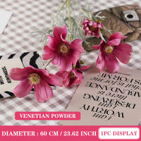 1PC Flor De Seda Artificial Camomila Daisy Para Decoración De Hogar Fiesta Boda Habitación Uflower Estilo Rama De Flores - details 22