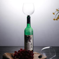 Tope De Vaso De Cristal Transparente Para Botella De Vino Con Tapa De Madera Eco-amigable Para Beber Directamente Del Frasco Decoración De Mesa Para Fiesta - details 7