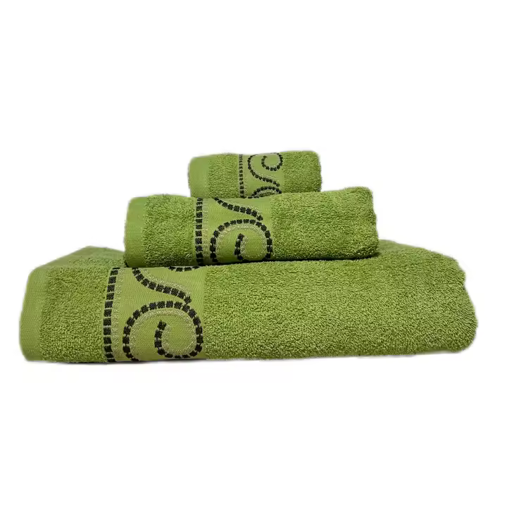 ILOVEHOME - Juego de Toallas de Baño 100% Algodón 450G - Set de 3 Piezas en Colores Variados , Incluye una toalla de tocador (30x50cm), una toalla de lavabo (50x100cm) y una toalla de sábana (100x150cm) - 1