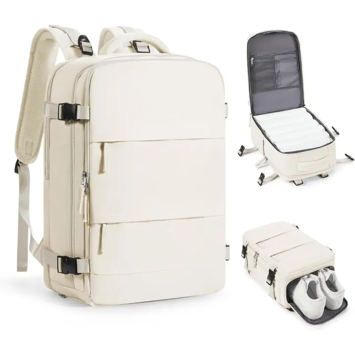 Mochila viaje cabina avion 40x20x25, mochila de viaje para cabina de Ryanair, maleta de cabina para avión, bolsa de cabina Easyjet, equipaje de mano para avión, mochila de senderismo - 1
