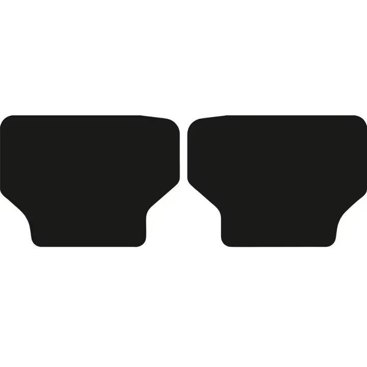 Alfombrillas traseras para BMW 5 E60 xDrive 2003-2010 - 1