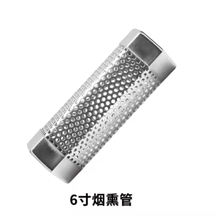 Generador de humo frío para barbacoa de acero inoxidable, tubo de humo para barbacoa de carbón, tubo de humo para barbacoa al aire libre, tubo de humo para madera de frutas - 1