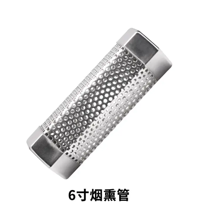 Generador de humo frío para barbacoa de acero inoxidable, tubo de humo para barbacoa de carbón, tubo de humo para barbacoa al aire libre, tubo de humo para madera de frutas - 1