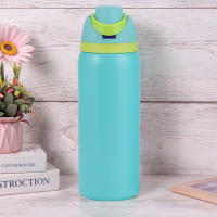 Termo Doble Capa De Acero Inoxidable 24/32oz Con Manija Termo Aislado Espacial Kettle Taza Deportiva Botella De Agua Tumbler - details 13